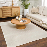 Hauteloom Fadey SLYBFADEYA1 White Machine Made Polypropylene Rug