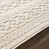 Hauteloom Fadey SLYBFADEYA1 White Machine Made Polypropylene Rug