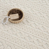 Hauteloom Fadey SLYBFADEYA1 White Machine Made Polypropylene Rug