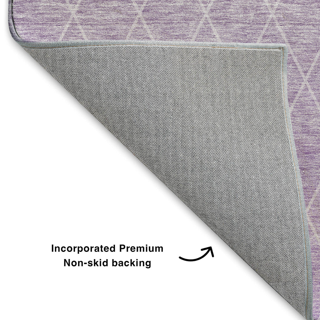 dalyn lazio lz2 lavender rug