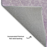 dalyn lazio lz2 lavender rug