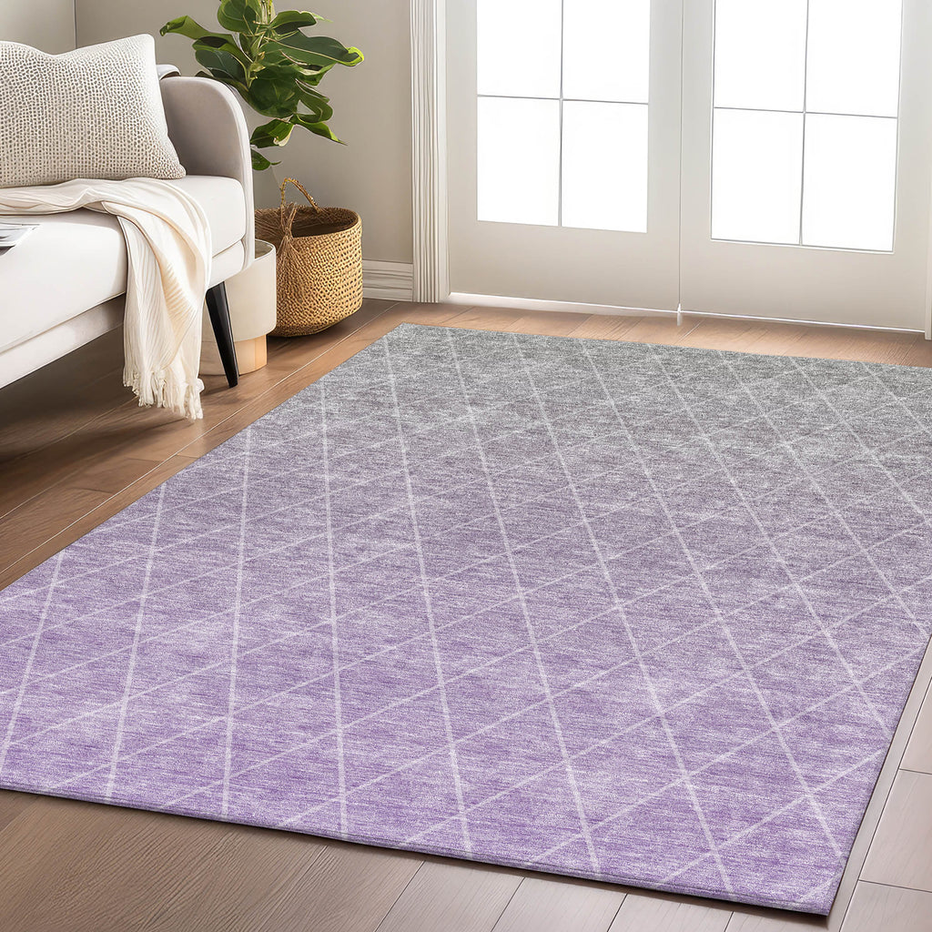 dalyn lazio lz2 lavender rug