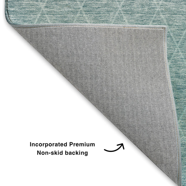 dalyn lazio lz2 teal rug