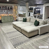 Hauteloom Leon LNHW White Woven/Flatwoven Wool Rug