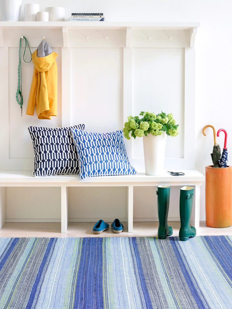 dash albert fiesta stripe da662 french blue rug