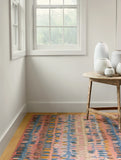 dash albert paint chip da1832 coral hand hooked wool rug