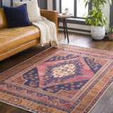 Hauteloom Malamote MALAM Dark Pink Machine Made Polyester Rug