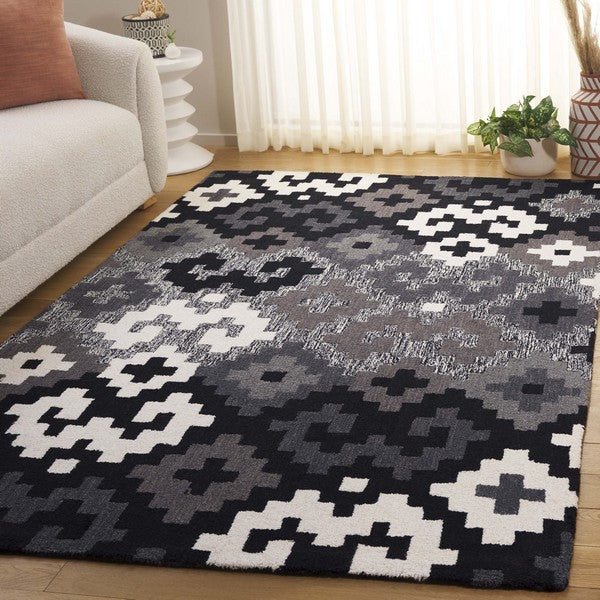 safavieh clearance metro met380z black rug