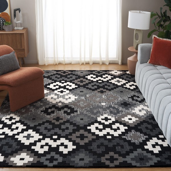 safavieh clearance metro met380z black rug