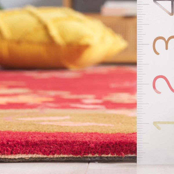 safavieh clearance metro met725q red rug