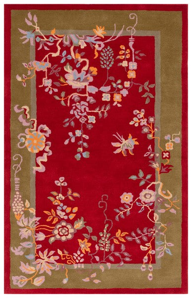 safavieh clearance metro met725q red rug
