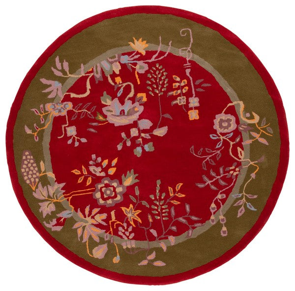 safavieh clearance metro met725q red rug
