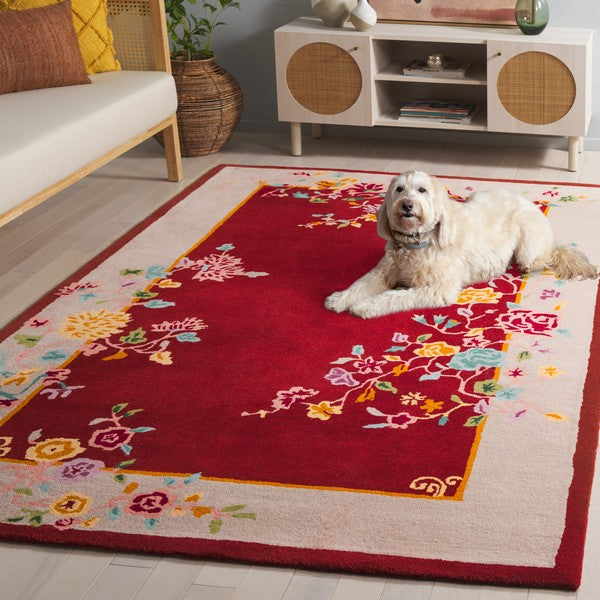 safavieh clearance metro met729p rust rug