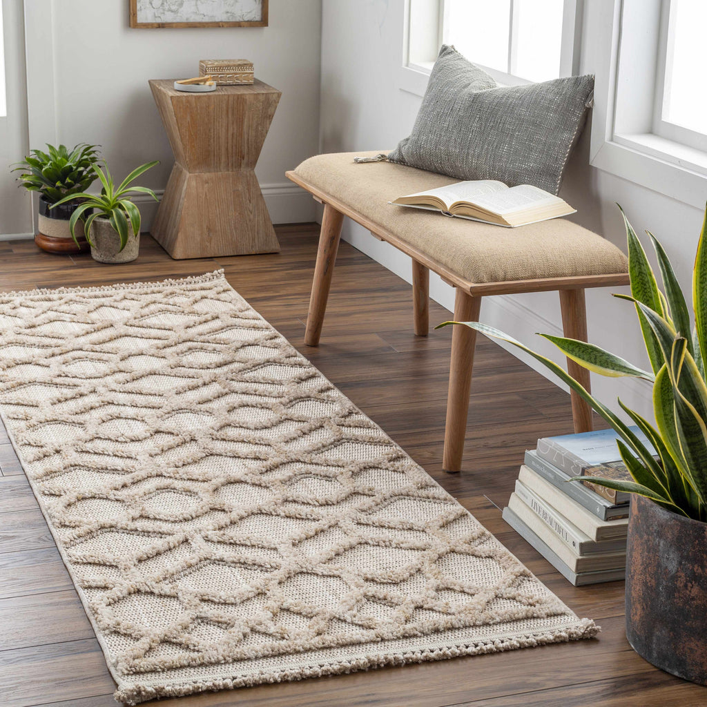 Hauteloom Malilinao MLLUH Cream Machine Made Polyester Rug