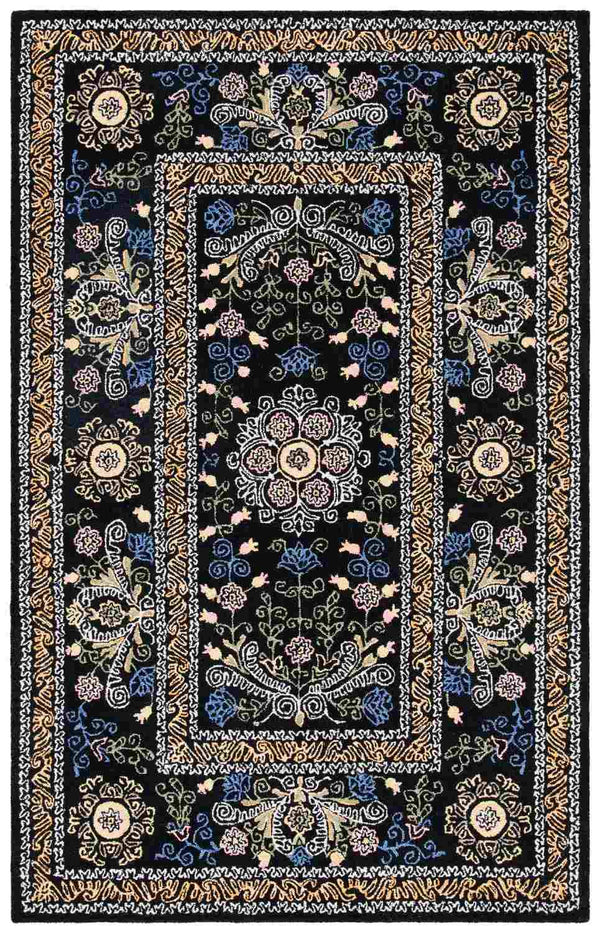 Safavieh Clearance Micro-Loop MLP522Z Black Rug