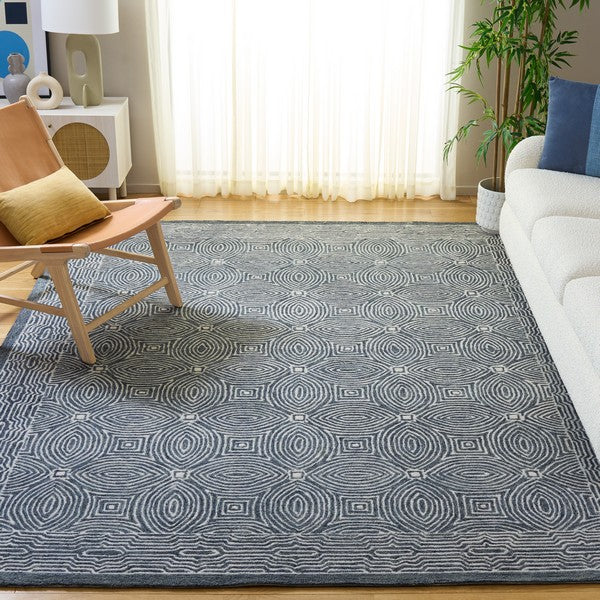 safavieh clearance micro loop mlp928n navy rug