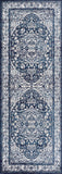 Hauteloom Billy SMNCBILLYA1 Navy Machine Made Polypropylene Rug