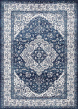 Hauteloom Billy SMNCBILLYA1 Navy Machine Made Polypropylene Rug