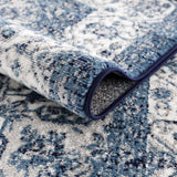 Hauteloom Billy SMNCBILLYA1 Navy Machine Made Polypropylene Rug
