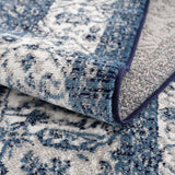 Hauteloom Billy SMNCBILLYA1 Navy Machine Made Polypropylene Rug