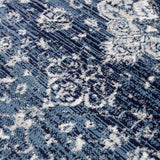 Hauteloom Billy SMNCBILLYA1 Navy Machine Made Polypropylene Rug