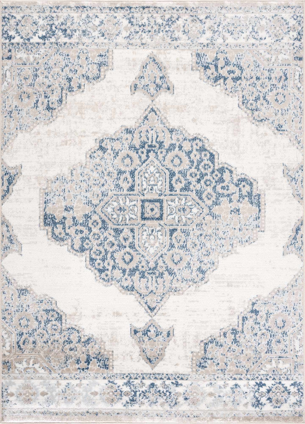Hauteloom Amir SMNCAMIRTA1 Cream Machine Made Polypropylene Rug