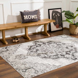 Hauteloom Elani SMNCELANIA1 Cream Machine Made Polypropylene Rug