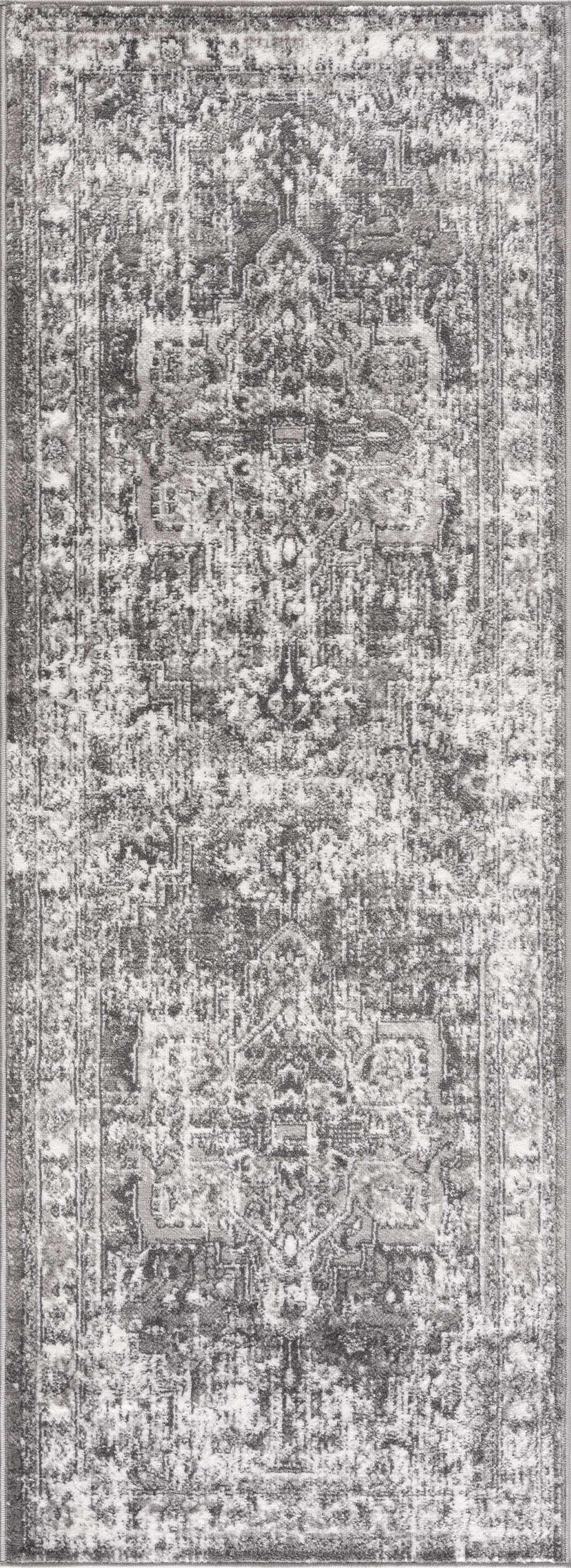 Hauteloom Eddie SMNCEDDIEA1 Medium Gray Machine Made Polypropylene Rug