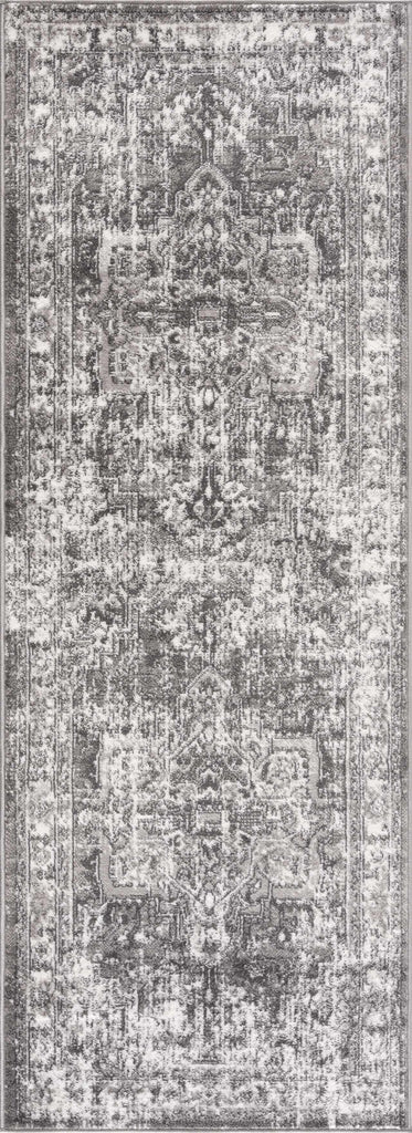 Hauteloom Eddie SMNCEDDIEA1 Medium Gray Machine Made Polypropylene Rug