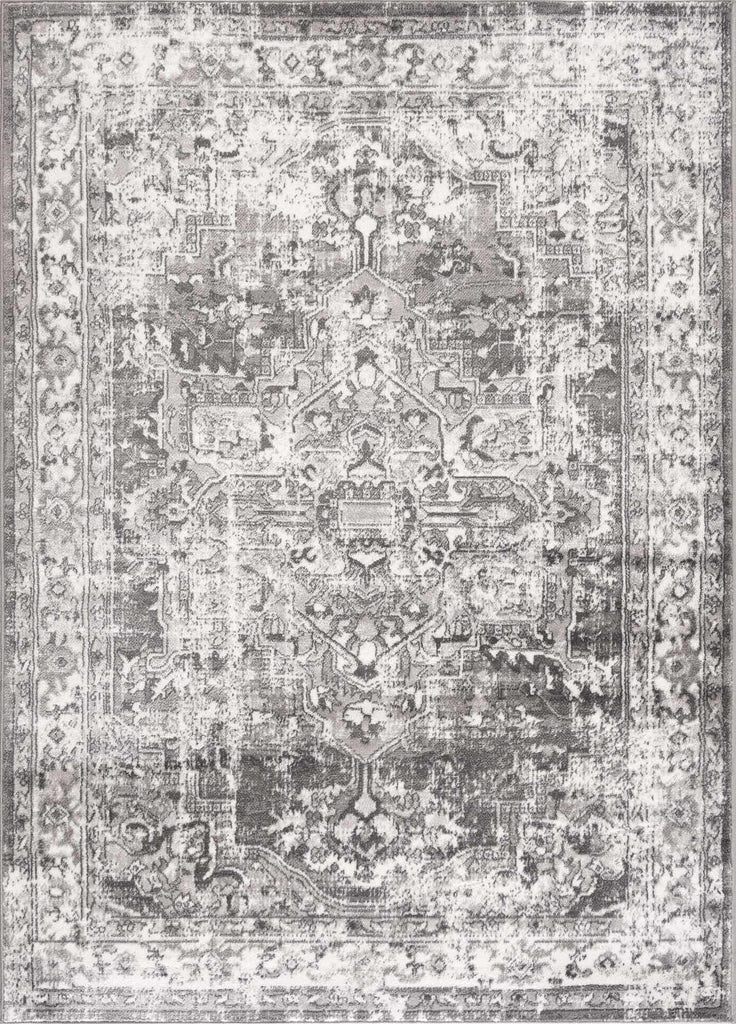 Hauteloom Eddie SMNCEDDIEA1 Medium Gray Machine Made Polypropylene Rug
