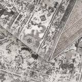Hauteloom Eddie SMNCEDDIEA1 Medium Gray Machine Made Polypropylene Rug