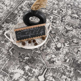 Hauteloom Eddie SMNCEDDIEA1 Medium Gray Machine Made Polypropylene Rug