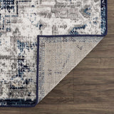 Hauteloom Buenaventura SMNCBUENBA1 Navy Machine Made Polypropylene Rug