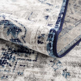 Hauteloom Buenaventura SMNCBUENBA1 Navy Machine Made Polypropylene Rug