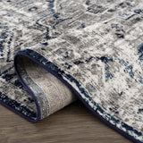 Hauteloom Buenaventura SMNCBUENBA1 Navy Machine Made Polypropylene Rug