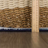 Hauteloom Buenaventura SMNCBUENBA1 Navy Machine Made Polypropylene Rug
