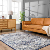Hauteloom Buenaventura SMNCBUENBA1 Navy Machine Made Polypropylene Rug