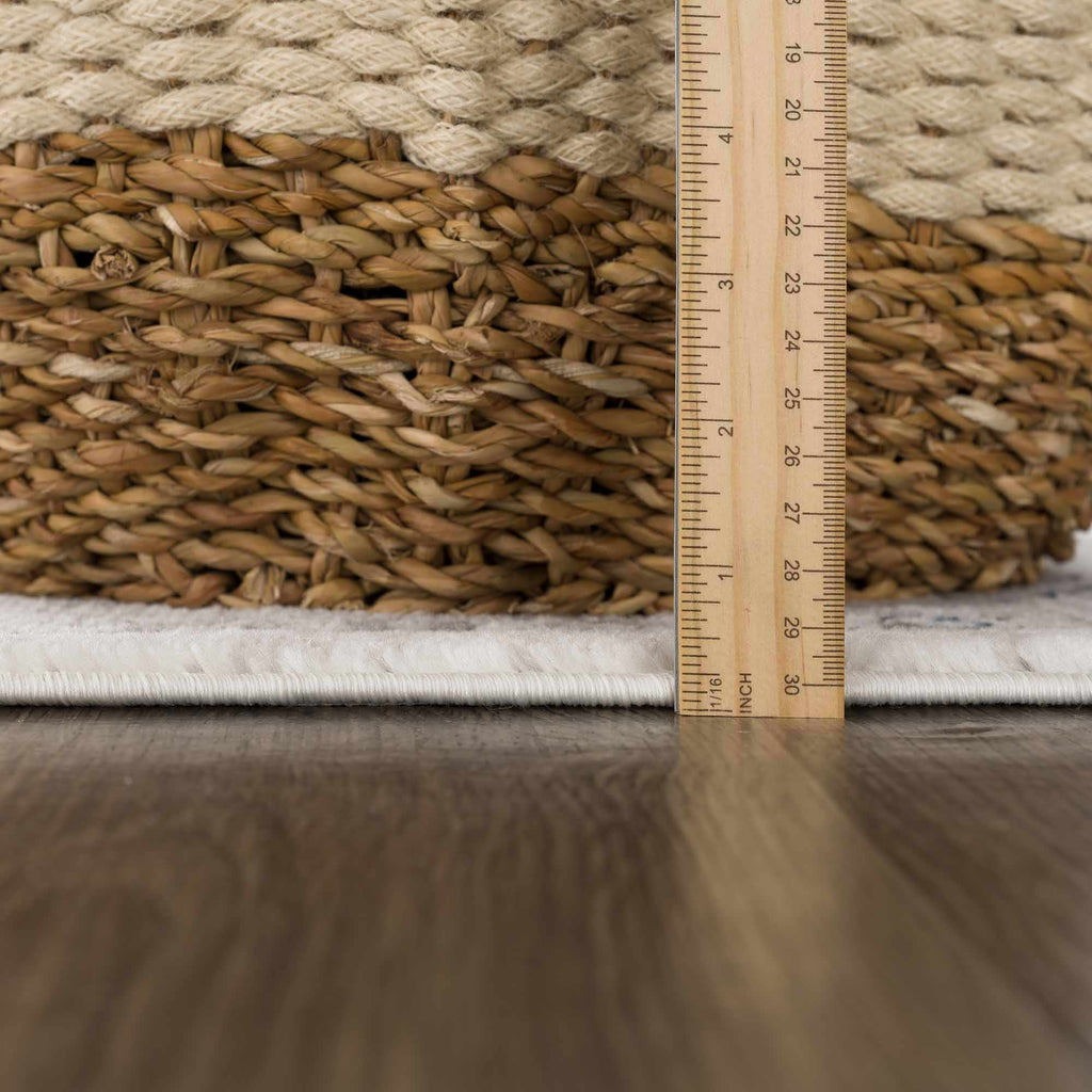 Hauteloom Buenaventura SMNCBUENBA2 Cream Machine Made Polypropylene Rug