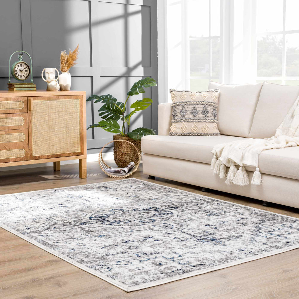 Hauteloom Buenaventura SMNCBUENBA2 Cream Machine Made Polypropylene Rug
