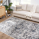 Hauteloom Buenaventura SMNCBUENBA2 Cream Machine Made Polypropylene Rug