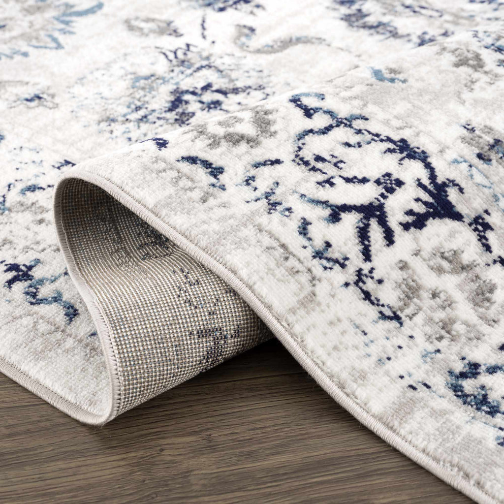 Hauteloom Duena SMNCDUENAA1 Light Gray Machine Made Polypropylene Rug