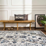 Hauteloom Duena SMNCDUENAA1 Light Gray Machine Made Polypropylene Rug