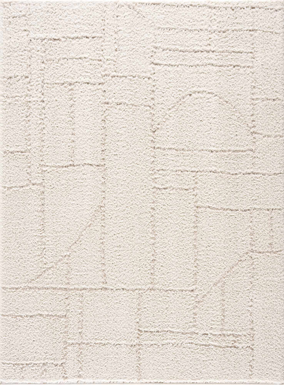 Hauteloom Andia HMSGANDIAA2 Cream Machine Made Polyester Rug