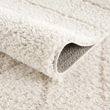 Hauteloom Andia HMSGANDIAA2 Cream Machine Made Polyester Rug