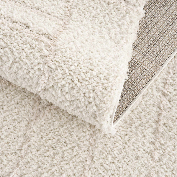 Hauteloom Andia HMSGANDIAA2 Cream Machine Made Polyester Rug