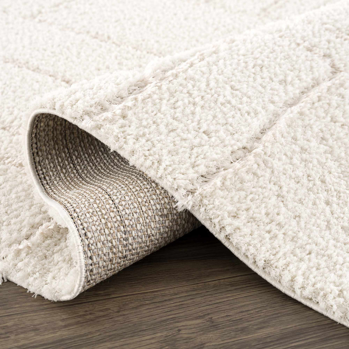 Hauteloom Andia HMSGANDIAA2 Cream Machine Made Polyester Rug