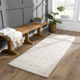 Hauteloom Andia HMSGANDIAA2 Cream Machine Made Polyester Rug
