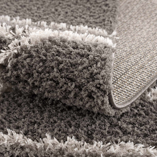 Hauteloom Andia HMSGANDIAA3 Gray Machine Made Polyester Rug