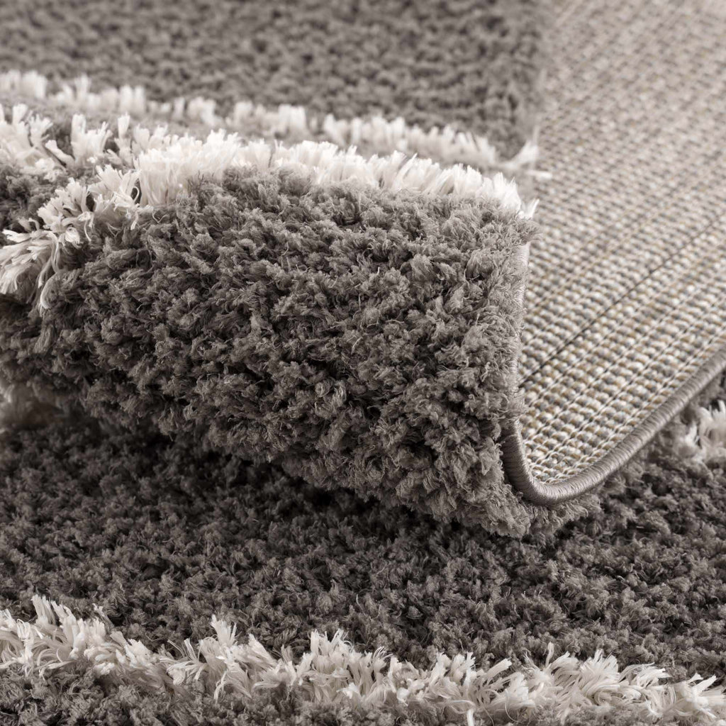 Hauteloom Andia HMSGANDIAA3 Gray Machine Made Polyester Rug