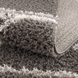 Hauteloom Andia HMSGANDIAA3 Gray Machine Made Polyester Rug